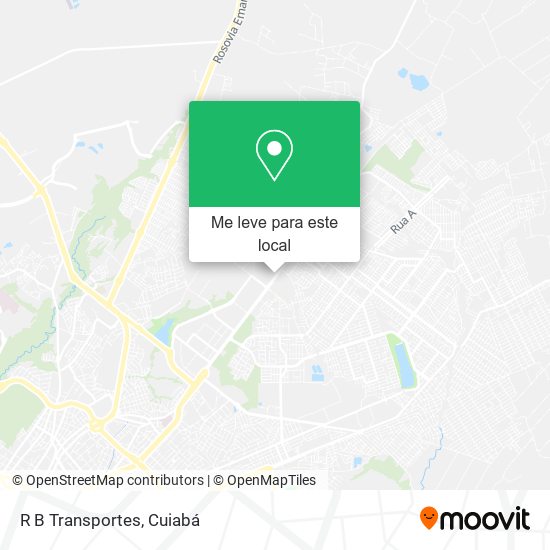 R B Transportes mapa