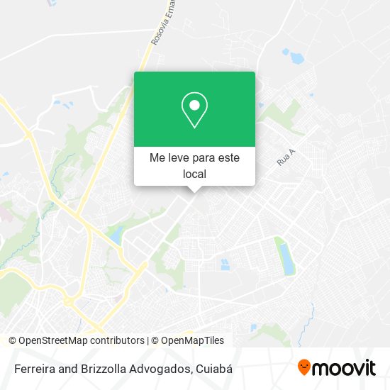 Ferreira and Brizzolla Advogados mapa