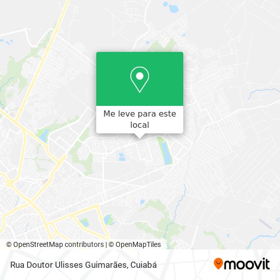 Rua Doutor Ulisses Guimarães mapa