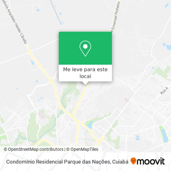 Condomínio Residencial Parque das Nações mapa