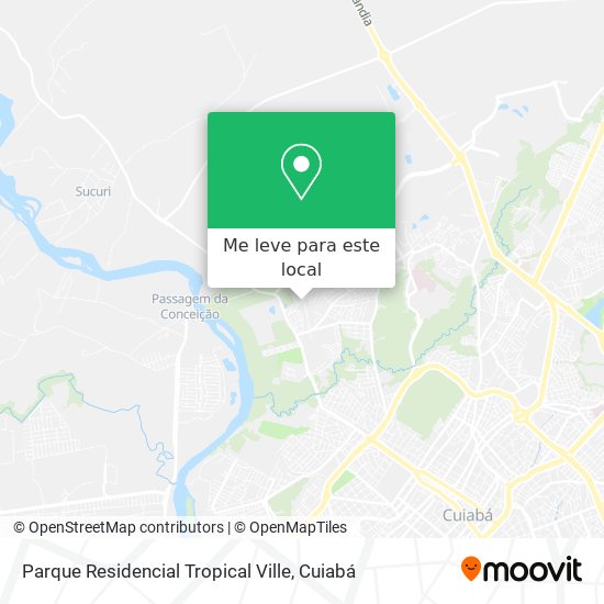 Parque Residencial Tropical Ville mapa