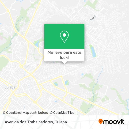 Avenida dos Trabalhadores mapa