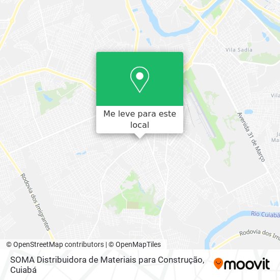 SOMA Distribuidora de Materiais para Construção mapa