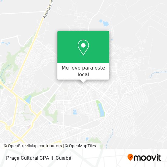Praça Cultural CPA II mapa