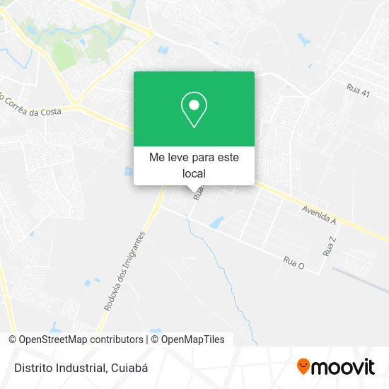 Distrito Industrial mapa