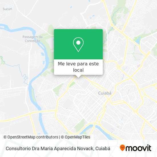 Consultorio Dra Maria Aparecida Novack mapa