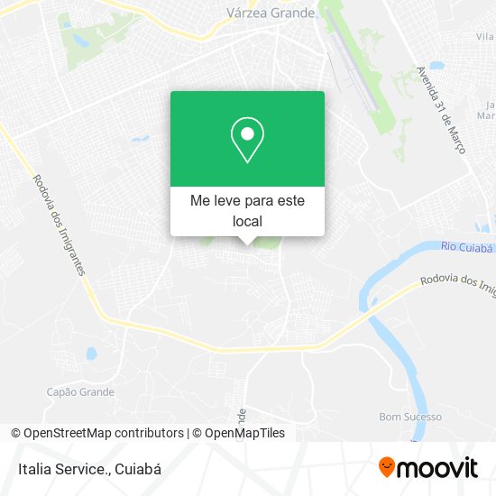 Italia Service. mapa