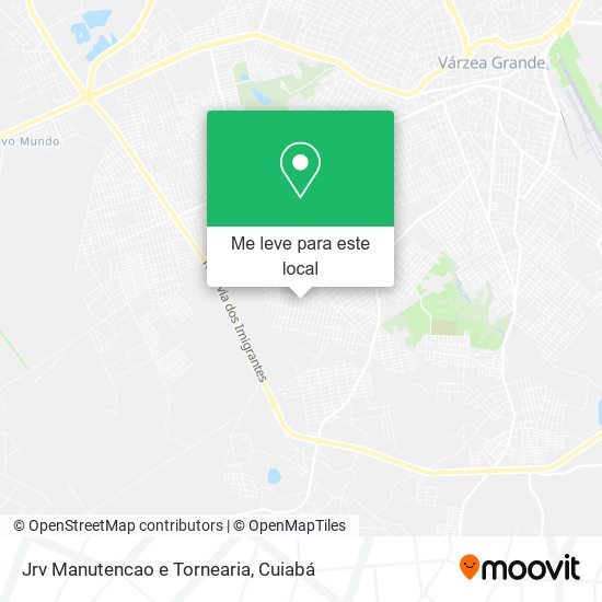 Jrv Manutencao e Tornearia mapa