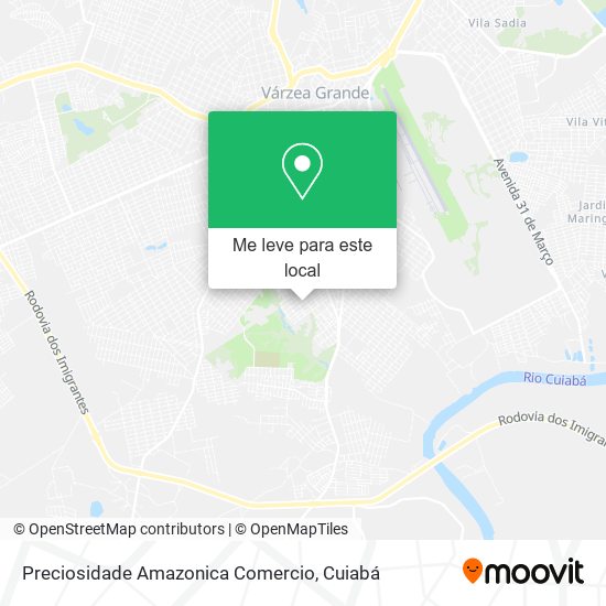Preciosidade Amazonica Comercio mapa