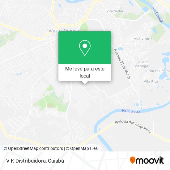 V K Distribuidora mapa