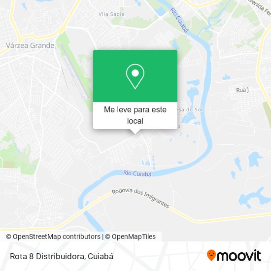 Rota 8 Distribuidora mapa