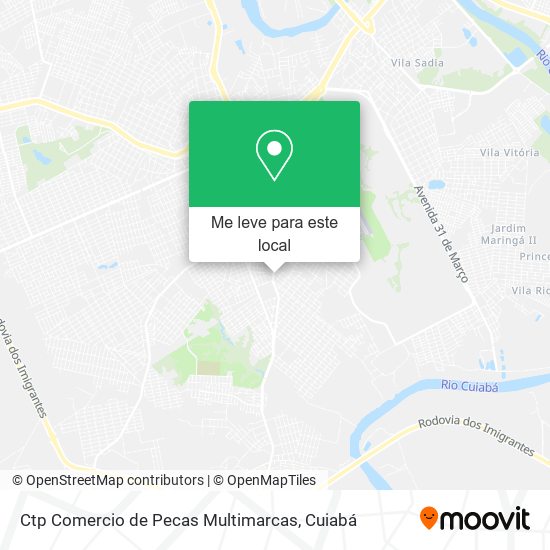 Ctp Comercio de Pecas Multimarcas mapa