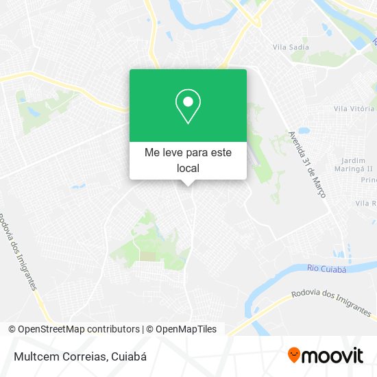 Multcem Correias mapa
