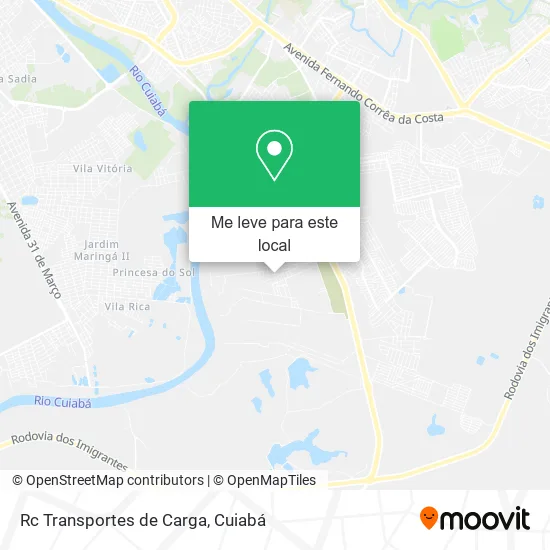 Rc Transportes de Carga mapa