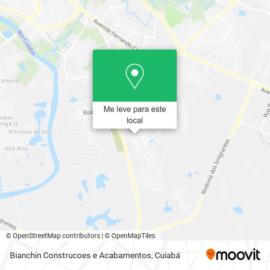 Bianchin Construcoes e Acabamentos mapa