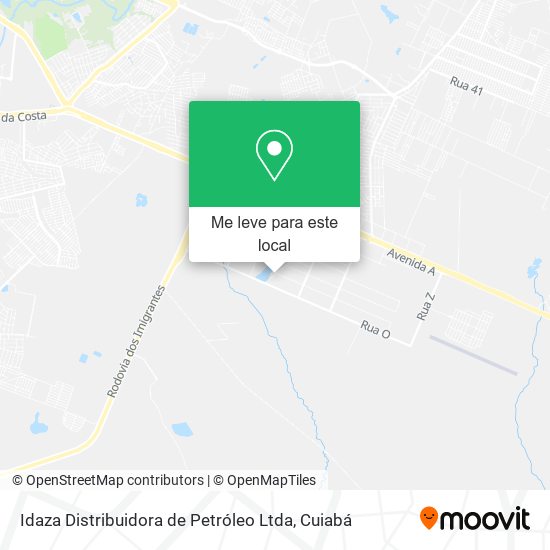 Idaza Distribuidora de Petróleo Ltda mapa