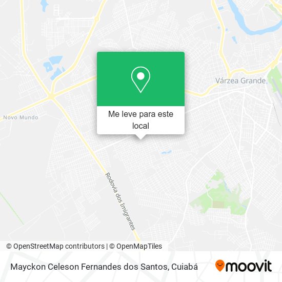 Mayckon Celeson Fernandes dos Santos mapa