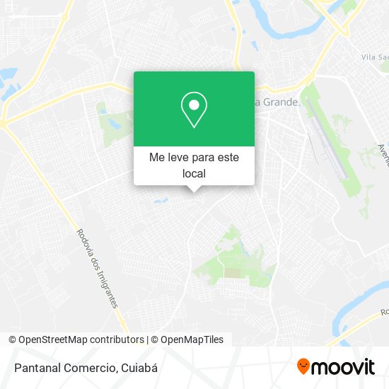 Pantanal Comercio mapa