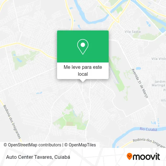 Auto Center Tavares mapa