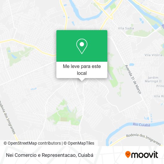 Nei Comercio e Representacao mapa
