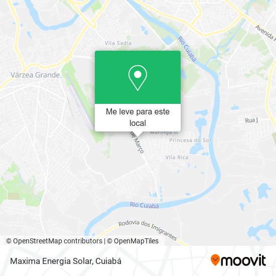 Maxima Energia Solar mapa