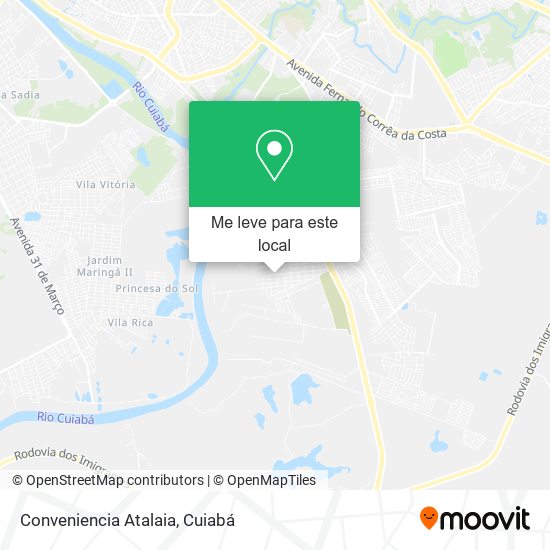 Conveniencia Atalaia mapa