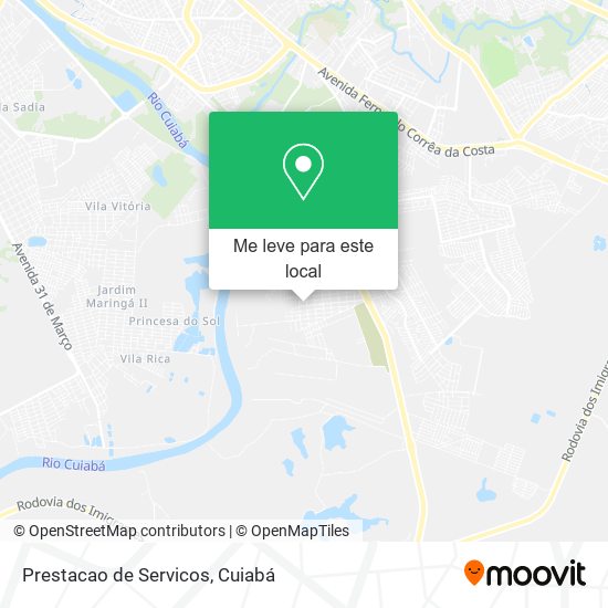 Prestacao de Servicos mapa