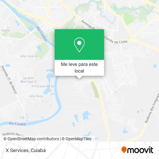 X Services mapa
