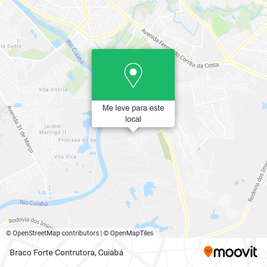 Braco Forte Contrutora mapa