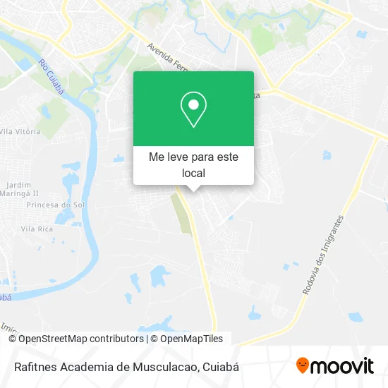 Rafitnes Academia de Musculacao mapa