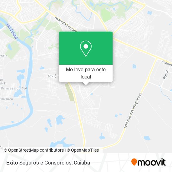 Exito Seguros e Consorcios mapa