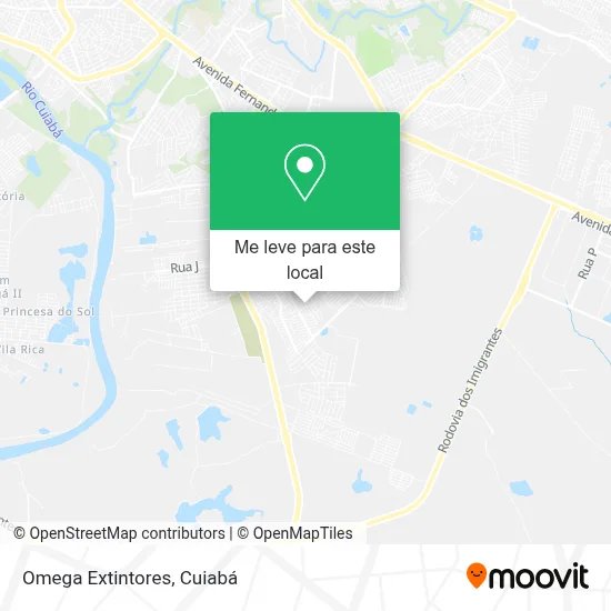 Omega Extintores mapa