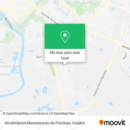 Alcalimpool Manutencao de Piscinas mapa