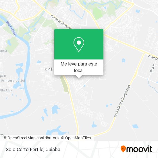 Solo Certo Fertile mapa