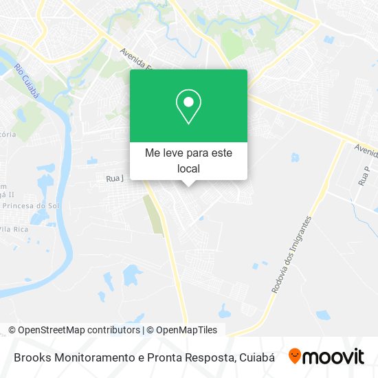 Brooks Monitoramento e Pronta Resposta mapa