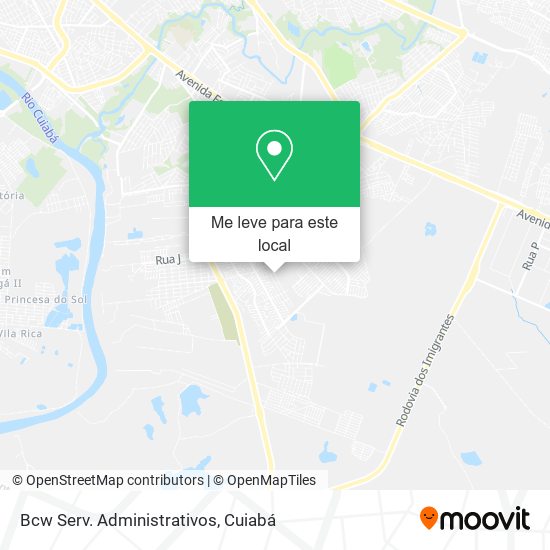 Bcw Serv. Administrativos mapa