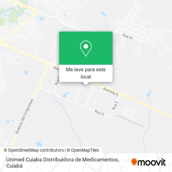 Unimed Cuiaba Distribuidora de Medicamentos mapa