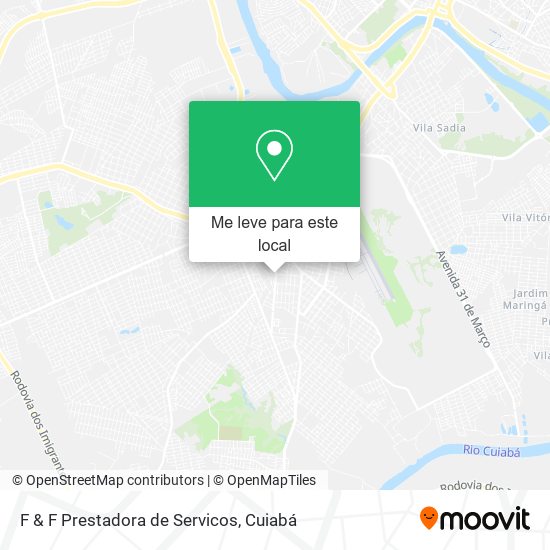 F & F Prestadora de Servicos mapa