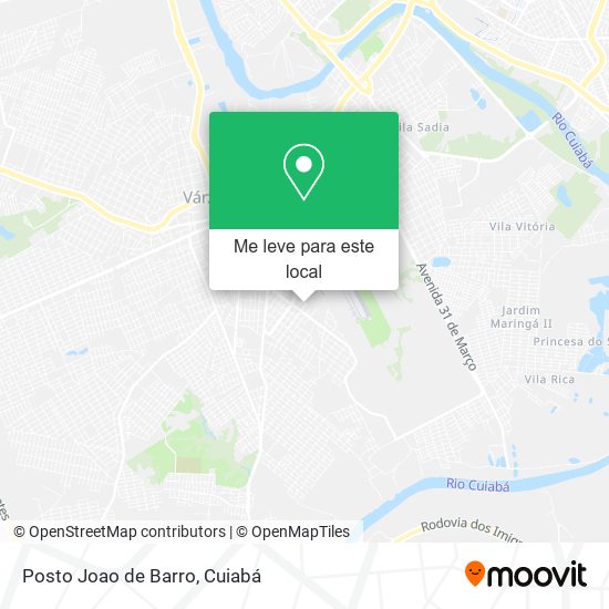 Posto Joao de Barro mapa