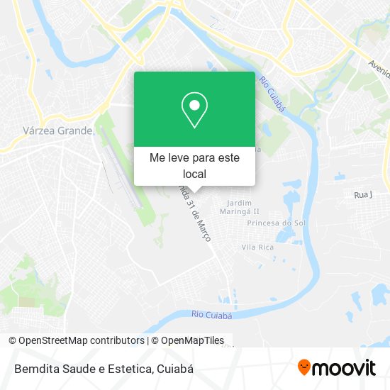 Bemdita Saude e Estetica mapa