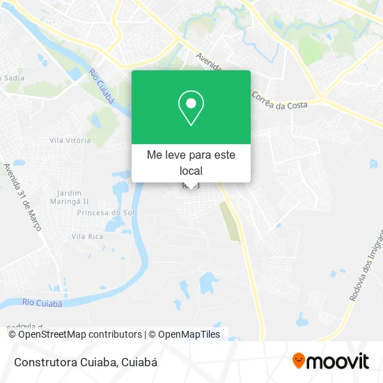 Construtora Cuiaba mapa