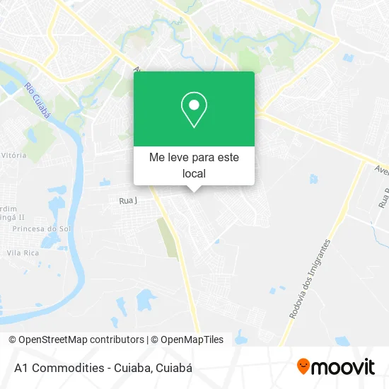 A1 Commodities - Cuiaba mapa