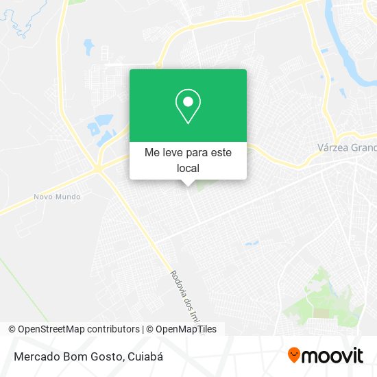 Mercado Bom Gosto mapa