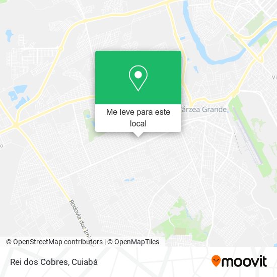 Rei dos Cobres mapa