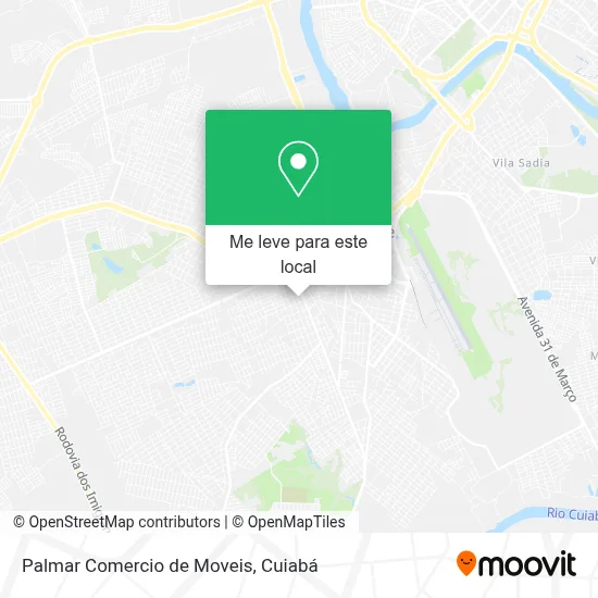 Palmar Comercio de Moveis mapa