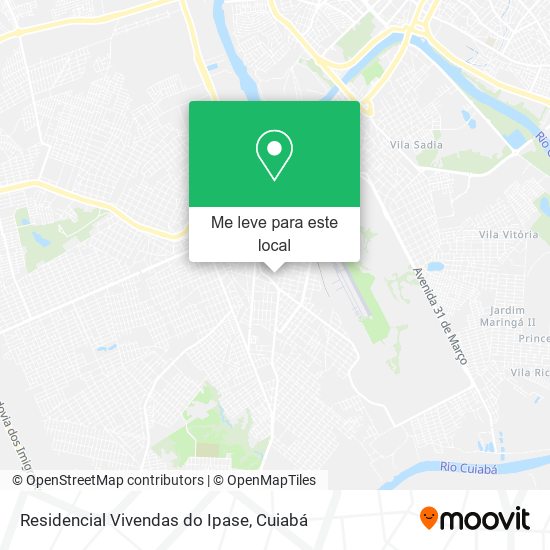 Residencial Vivendas do Ipase mapa