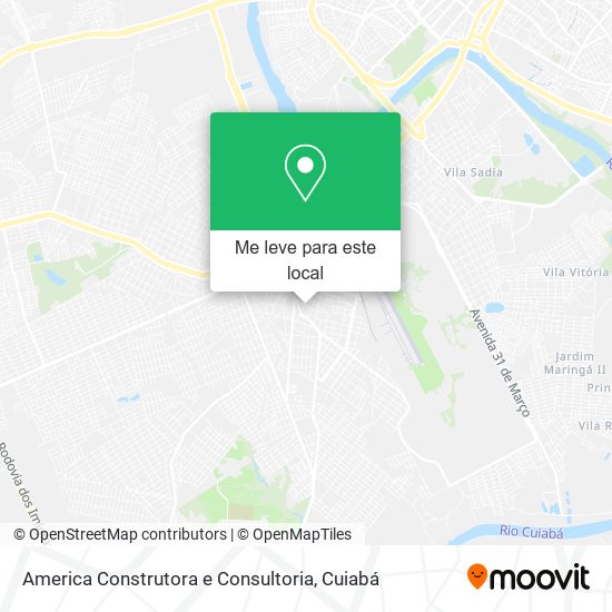 America Construtora e Consultoria mapa