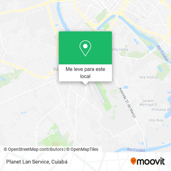 Planet Lan Service mapa