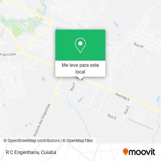 R C Engenharia mapa