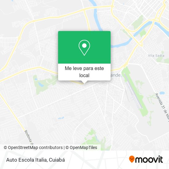 Auto Escola Italia mapa